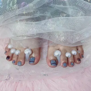 ネイル パーツ全部¥110 サロンミミのネイルデザイン