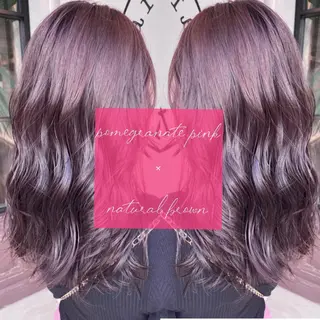 セミロング カラー 川越 輝梨奈のヘアスタイル