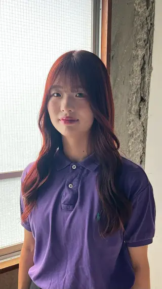 カラー 夏見 柚羽のヘアスタイル