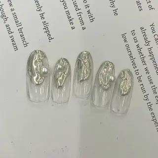 ネイル ⭐︎休業中の練習⭐︎ JNA認定講師髙橋のネイルデザイン