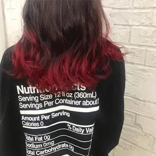 ロング カラー オリーブ/アッシュ やわらか透明感カラーのヘアスタイル