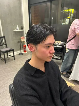 ショート パーマ メンズ cocotte 💟草間紫音💟のヘアスタイル