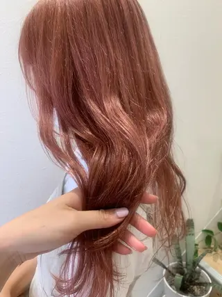 ロング カラー hub hair レイヤー/透明感のヘアスタイル