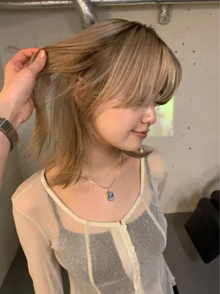 カラー ハッシュカット/ MAYAのヘアスタイル