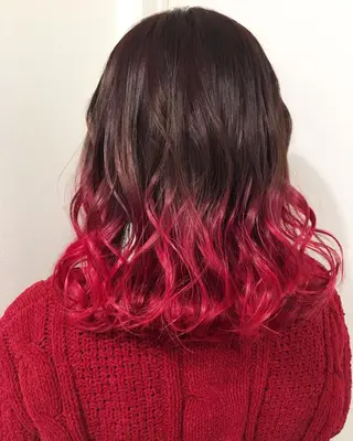 ショート カラー 🌈評価No.1🌈 艶髪カラー❌エクステのヘアスタイル