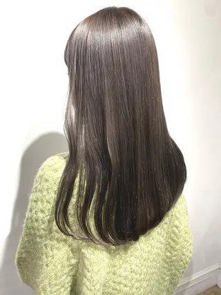 ロング カラー 韓国×髪質改善カラー 💎hinaのヘアスタイル