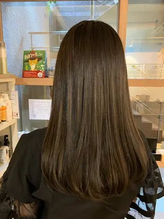 ロング 福永 ちひろのヘアスタイル