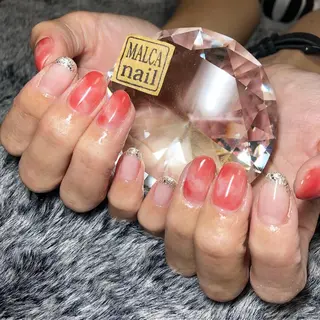 ミディアム カラー パーマ ヘアアレンジ メンズ キッズ ネイル マツエク・マツパ MALCAnail(マルカネイル)所属・荒木 莉奈のネイルデザイン