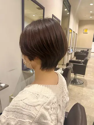 ショート シャンプーボーイセントラル所属・ミウラフウキ 髪質改善のヘアスタイル