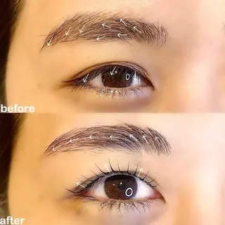 マツエク・マツパ アイブロウ モチ2倍パリジェンヌ 超えまつパ！長谷美希のネイルデザイン