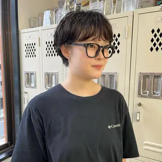 ショート パーマ 初めてのショート お任せください✂️のヘアスタイル