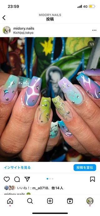 ネイル MIDORI 個性派/海外ネイルのネイルデザイン