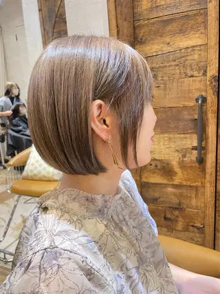 ショート 寺田鼓捺/艶カラー /透明感カラーのヘアスタイル
