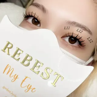 マツエク・マツパ REBEST 四條畷店のマツエク・マツパデザイン