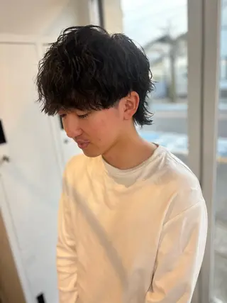 ショート パーマ メンズ yunica所属・yunica manaeのヘアスタイル