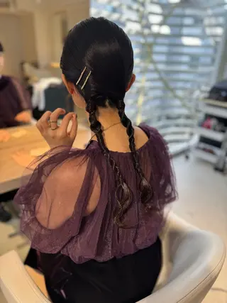 ロング ヘアアレンジ 絶対カワイイ保証💕 カワノ　チヒロのヘアスタイル