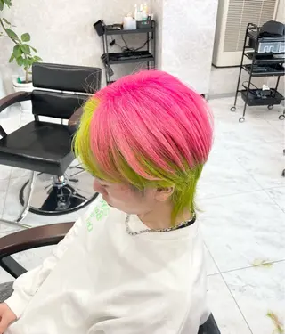 ショート 🦋ハイトーン🦋 石山 希理🦋のヘアスタイル