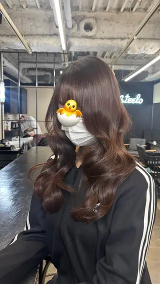 ロング カラー オリーブベージュ 🫒🩶Rianaのヘアスタイル