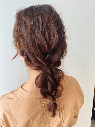 セミロング カラー ヘアアレンジ shiori/暖色/ レイヤー/似合わせのヘアスタイル