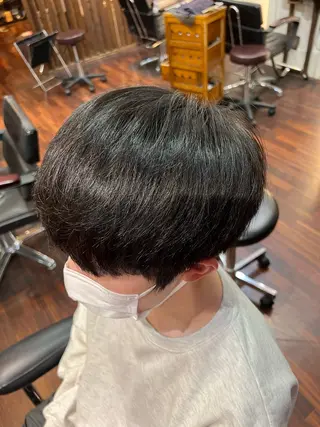 ショート メンズ グランアージュ池袋店所属・カットモデル募集中 大塚春翔のヘアスタイル