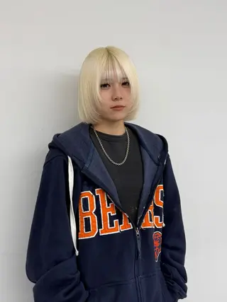 ロング カラー 複雑履歴修正/ ハイトーン職人/拓真のヘアスタイル