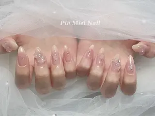 ネイル HANA 長さだしのネイルデザイン