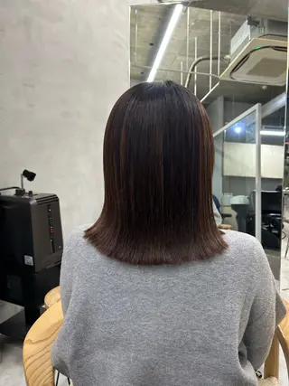 セミロング muku所属・レディースカット モデル/ayunaのヘアスタイル