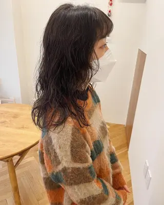 セミロング カラー 西山 紗耶香🪽 透明感カラー/ボブのヘアスタイル