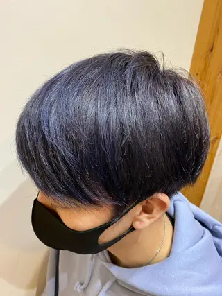 ショート カラー メンズ esu心斎橋所属・esu☀️勇美☀️ 髪質改善ストレートのヘアスタイル