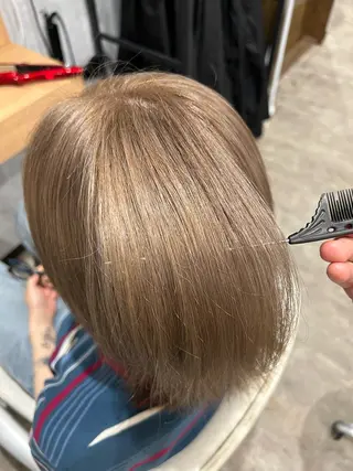 ショート 最新ケアカラー 髪質改善YUTOのヘアスタイル