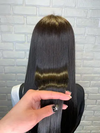 ロング カラー 髪質改善/縮毛矯正 艶カラー/珠聡のヘアスタイル