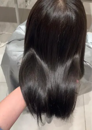 ミディアム カラー ヘアアレンジ 内田 志乃のヘアスタイル