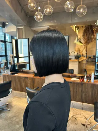 ショート カラー 渋谷/レイヤーボブ・ 韓国ボブ特化/楓のヘアスタイル