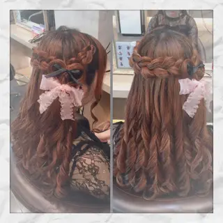 ヘアアレンジ ヘアセット/着付け 𓇼 松本 夏美𓇼のヘアスタイル