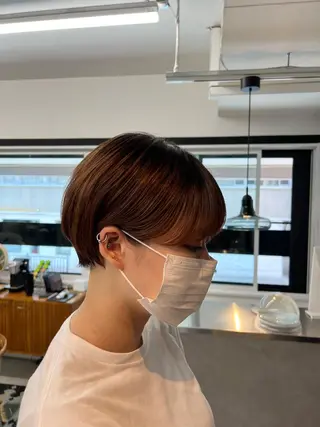 ショート INORI /フェイスレイヤーのヘアスタイル