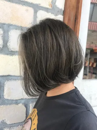 ミディアム カラー emme エミィ/立川のヘアスタイル