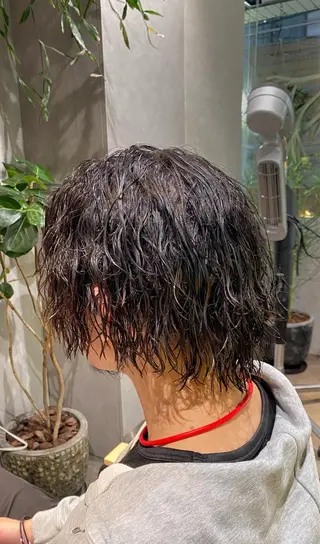 パーマ メンズ お洒落カジュアル🍃 まなとのヘアスタイル