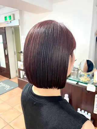 ショート カラー 🦋透明感 艶カラー Rie🦋のヘアスタイル