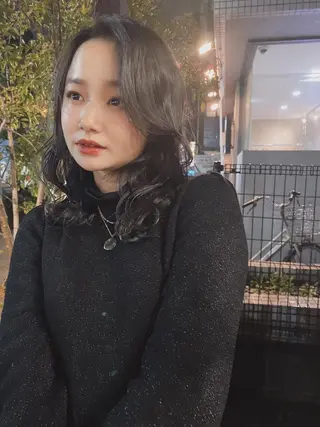 セミロング LATTE  渋谷所属・♡レイヤーカット れお♡のヘアスタイル