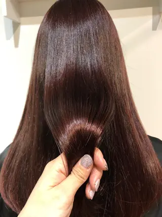 セミロング カラー 青野 文香のヘアスタイル