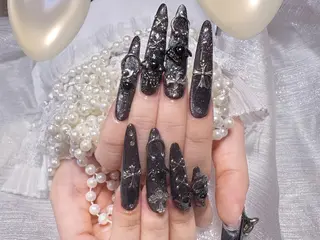 ネイル 🐳彩羽チップ 長さだし専門🐳のネイルデザイン