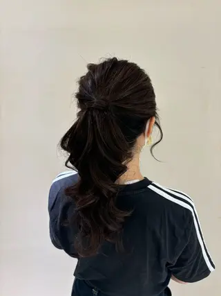 ロング ヘアアレンジ Savoir所属・田中 くるみのヘアスタイル