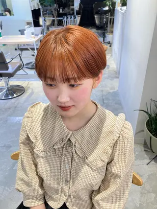 ショート カラー FILMS所属・宮城 星のヘアスタイル