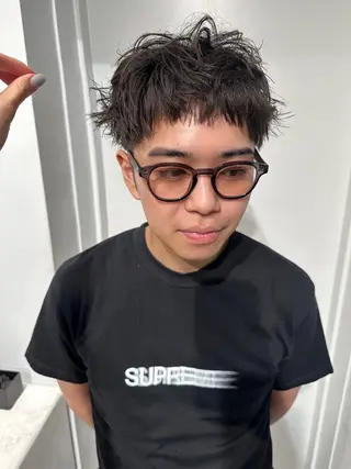 ショート メンズ レイヤーカット/艶髪 ✨💭KIRARIのヘアスタイル