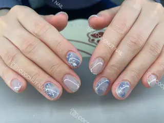 ネイル 神田 ココナッツのネイルデザイン
