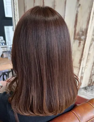 ロング カラー 大塚 実優のヘアスタイル