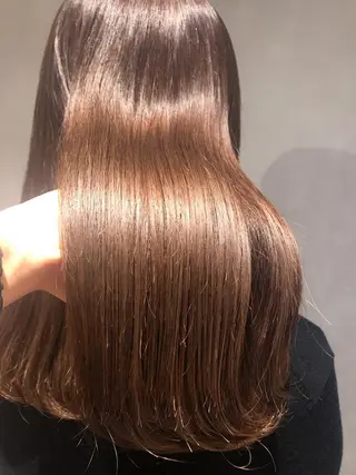 セミロング 長谷川 沙紀のヘアスタイル