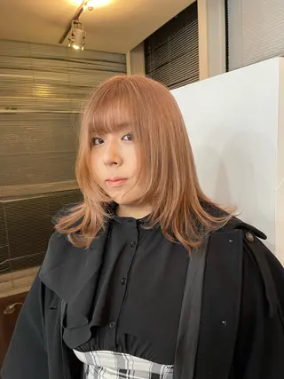 ミディアム ボブ/レイヤー /河内温太のヘアスタイル