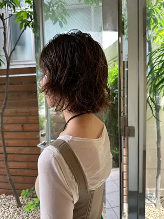 ミディアム パーマ お悩み解決パーマ hana🩰のヘアスタイル