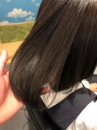 ミディアム カラー 髪質改善 大内翔太のヘアスタイル